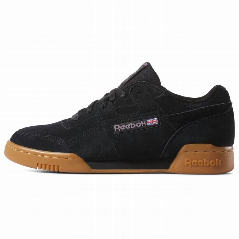 Tenisi Reebok Workout Plus Mu Barbati Negrii/Violet Romania HS1459BL